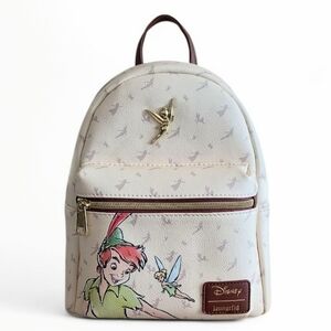 Loungefly Disney Peter Pan And Tinkerbell Sketch Mini Backpack